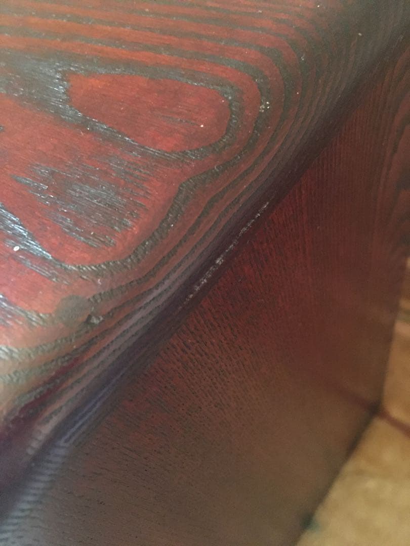 昭和　レトロ　松本伝統 指物工芸家具 文机 民芸