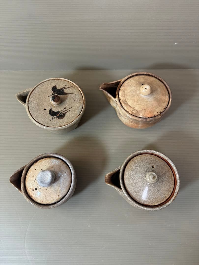 2790 萩焼　宝瓶　4客