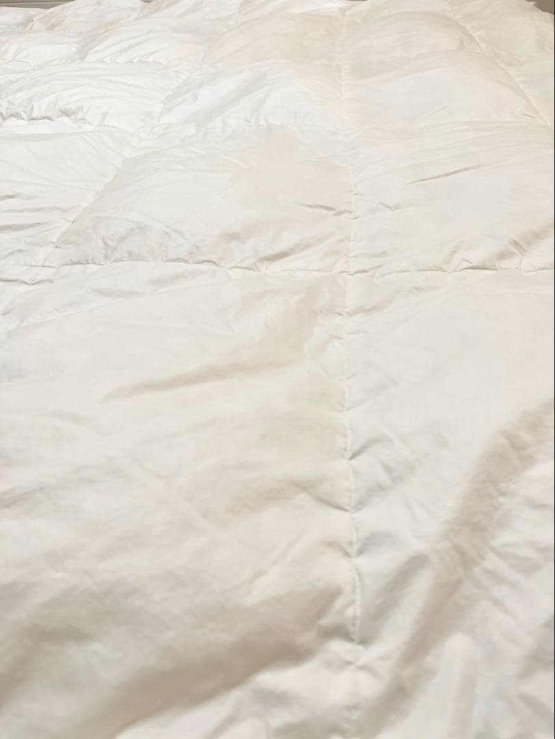 丸八真綿　肌掛け羽毛布団　シングルサイズ　0.5k 【未使用シーツカバー付き】