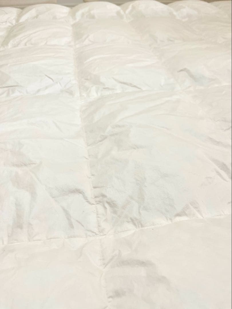 丸八真綿　肌掛け羽毛布団　シングルサイズ　0.5k 【未使用シーツカバー付き】