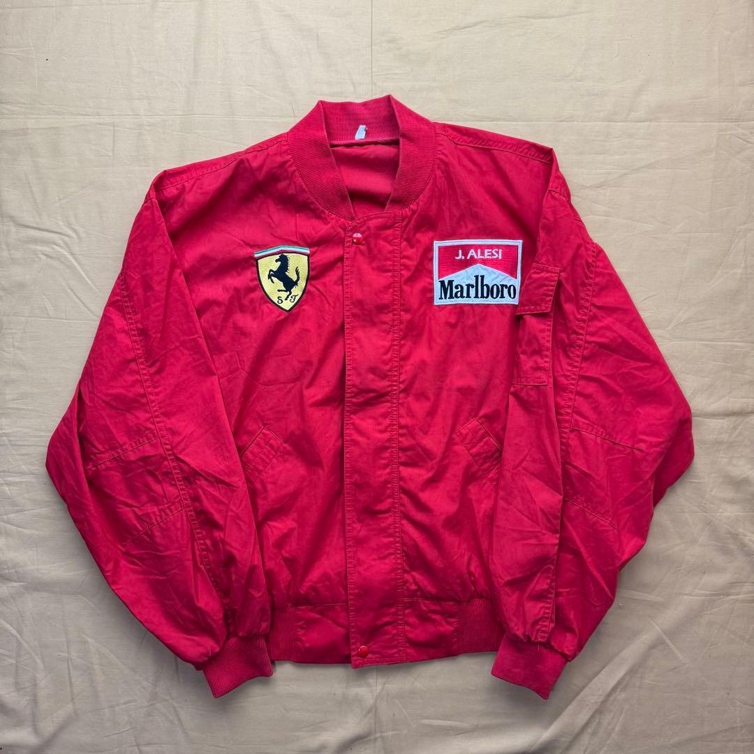 美品　マルボロ　marlbore フェラーリ　Ferrari ジャケット　レッド