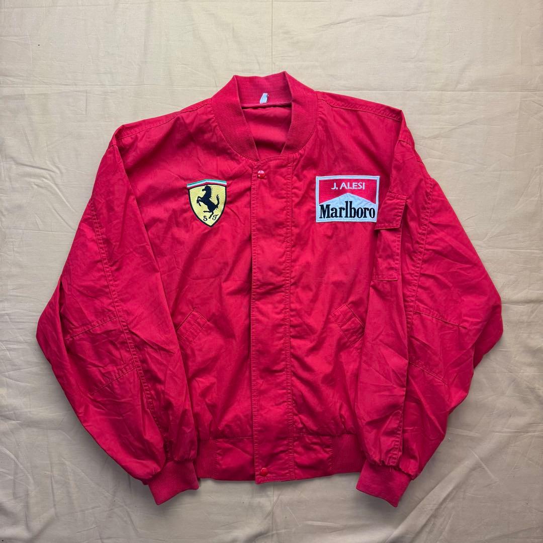 美品　マルボロ　marlbore フェラーリ　Ferrari ジャケット　レッド