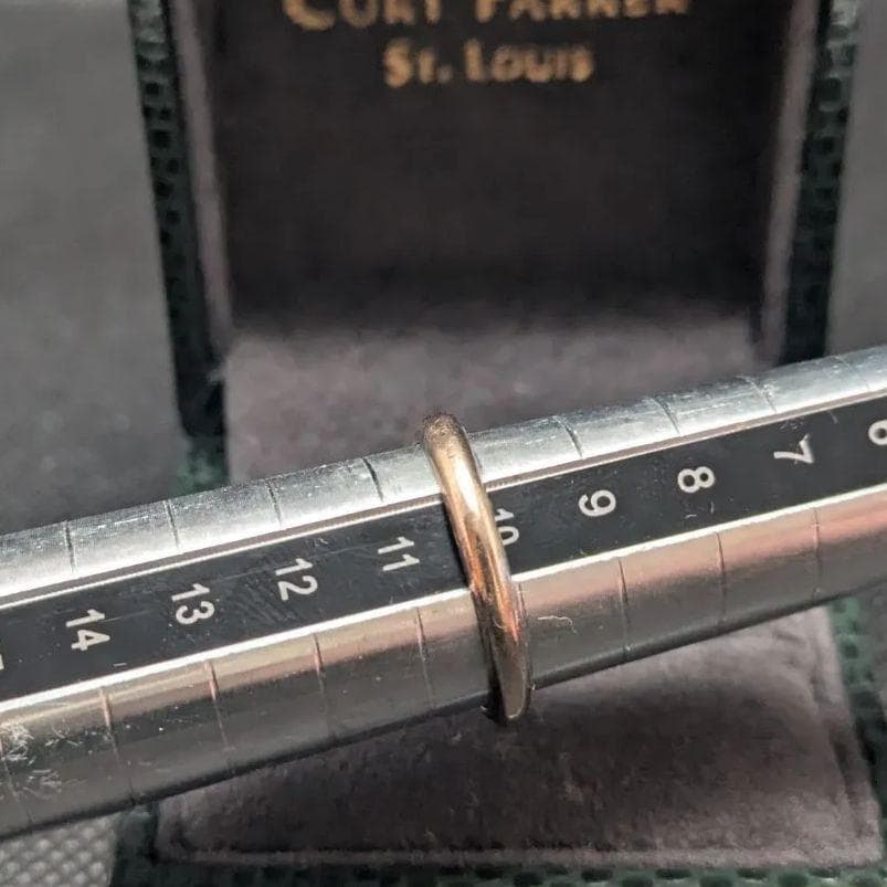 英国イギリス 9CT スターリングシルバー925 ヴィンテージ シグネットリング