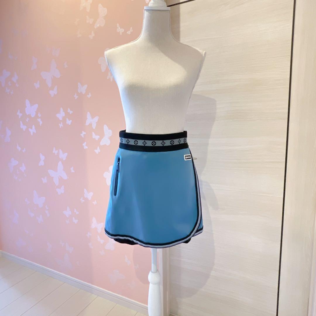 ルイヴィトン テクニカルジャージーテニススカート 1AAAKI ブルー スコート