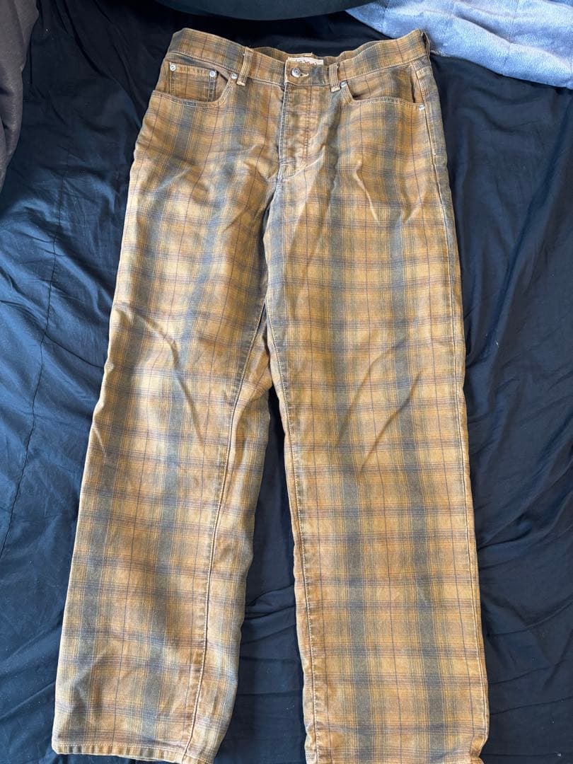 Stussy チェック柄パンツサイズ28