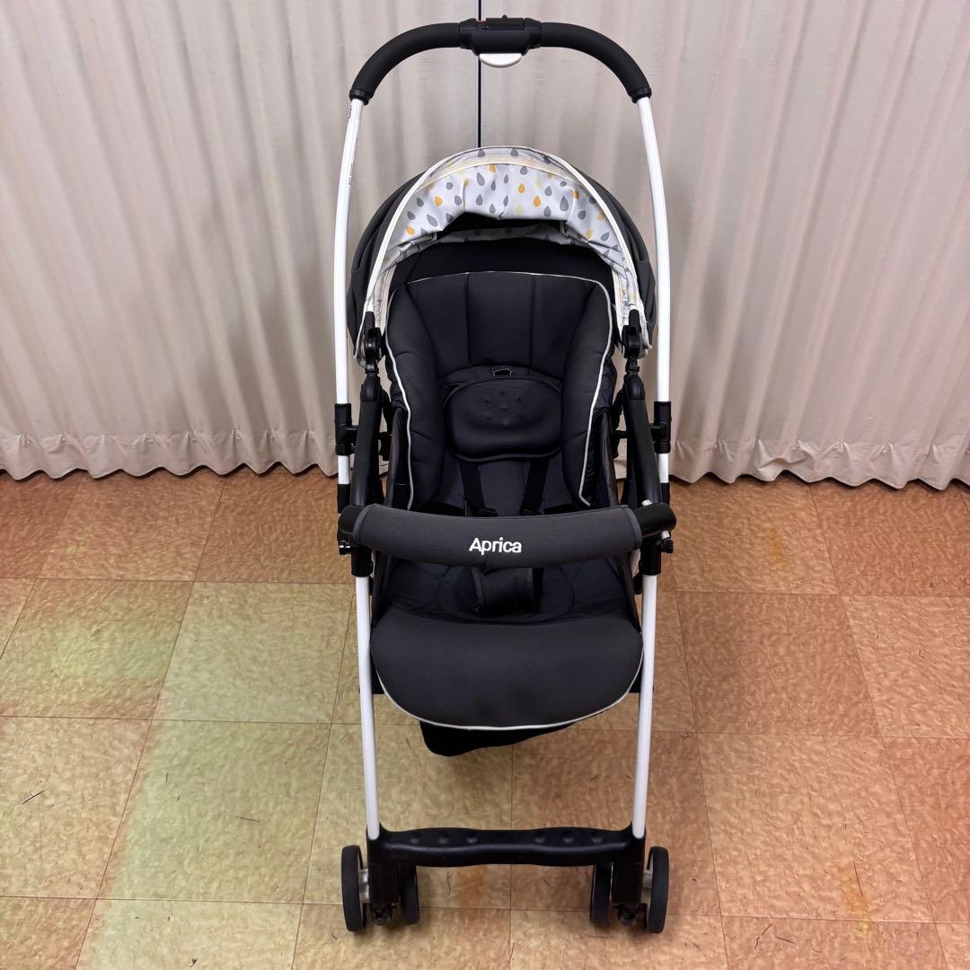 クリーニング済　☆綺麗☆　アップリカ　カルーンエアー　ハイシート　グレー