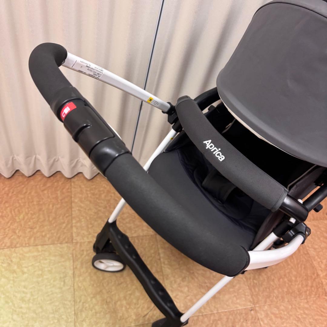 クリーニング済　☆綺麗☆　アップリカ　カルーンエアー　ハイシート　グレー