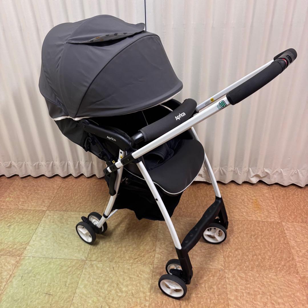 クリーニング済　☆綺麗☆　アップリカ　カルーンエアー　ハイシート　グレー