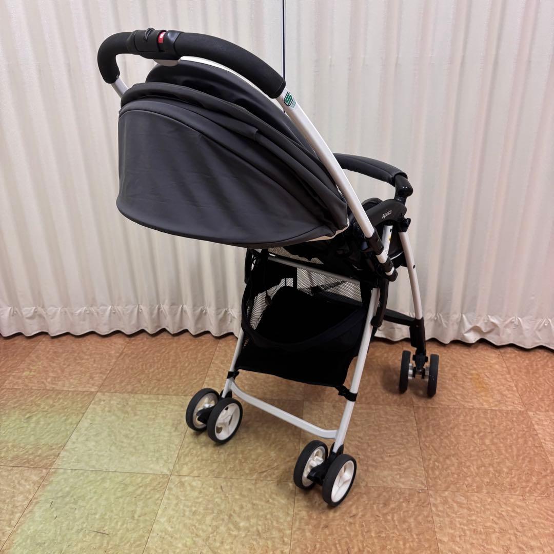 クリーニング済　☆綺麗☆　アップリカ　カルーンエアー　ハイシート　グレー