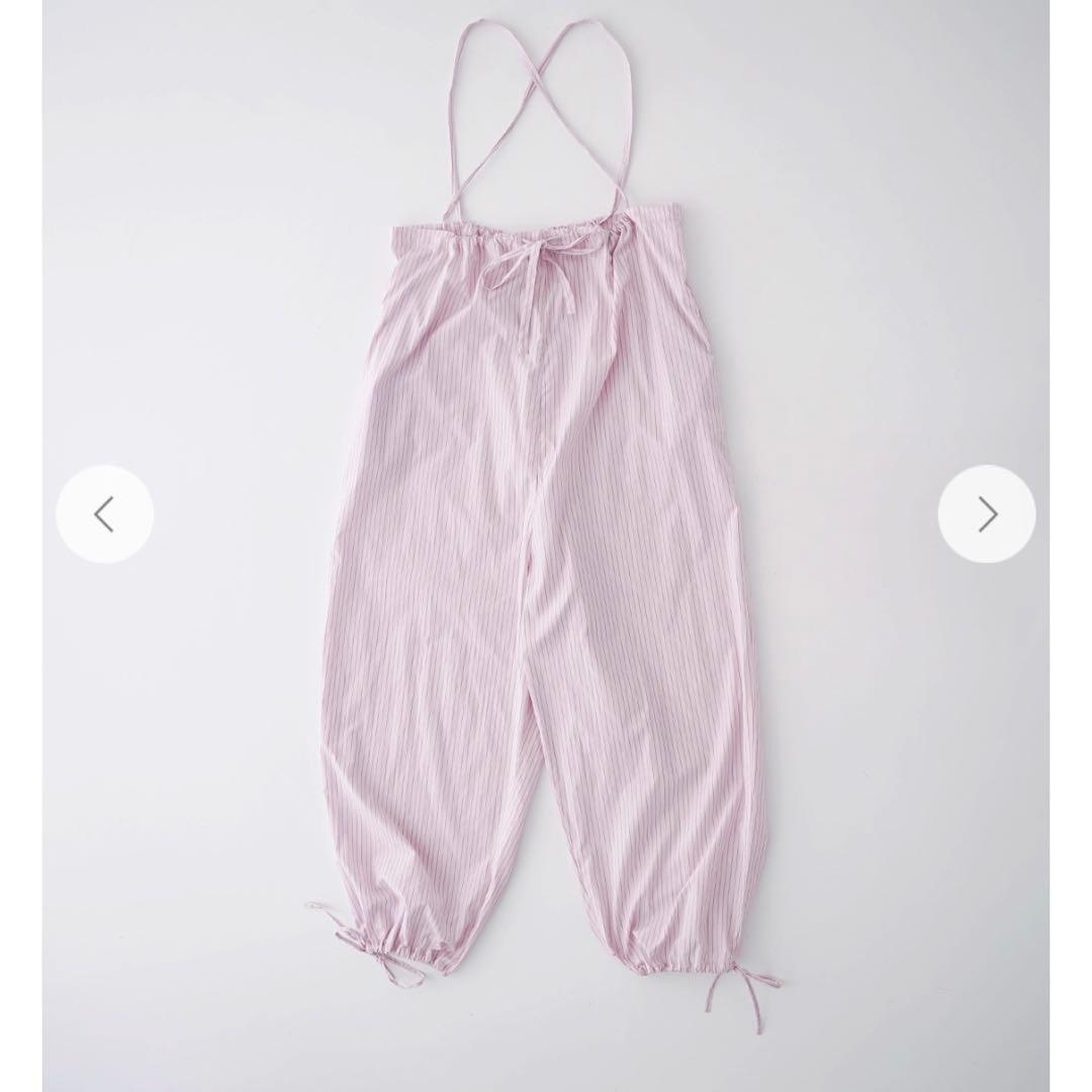 〝 It's ME 〟コットンストライプバルーンサロペット