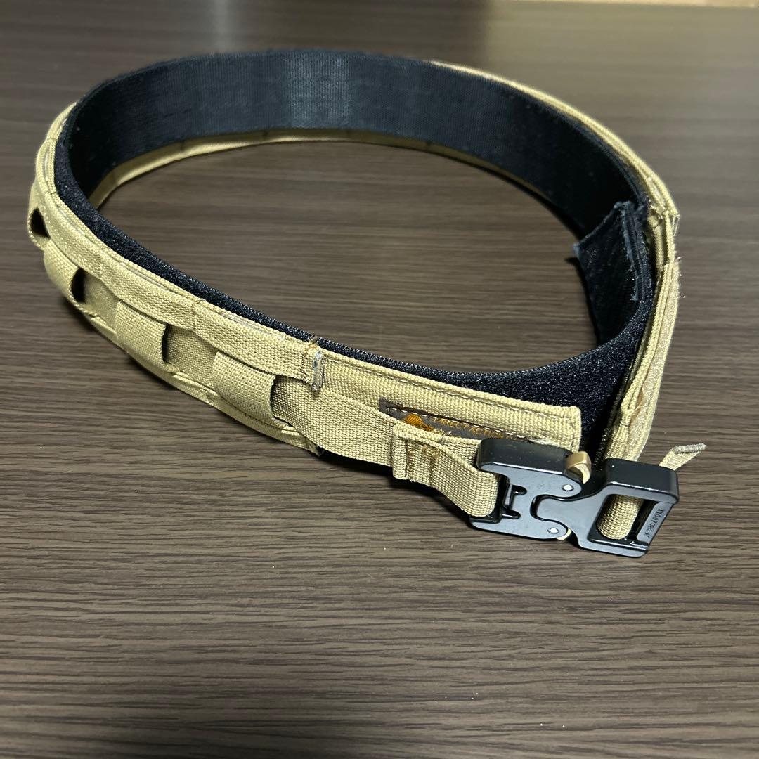 オードナンスピストルベルトSサイズ　タンカラー インナーベルト　黒