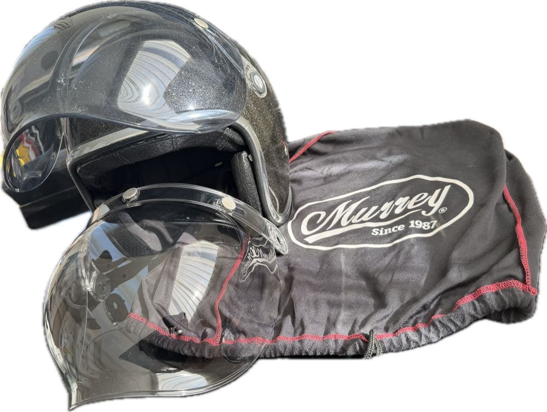 リード工業　Murrey ジェットヘルメット ブラックラメ