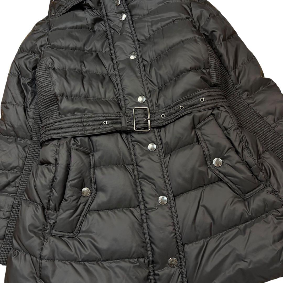 極美品 バーバリーロンドン ベルテッドダウンジャケット メガチェック サイズ44