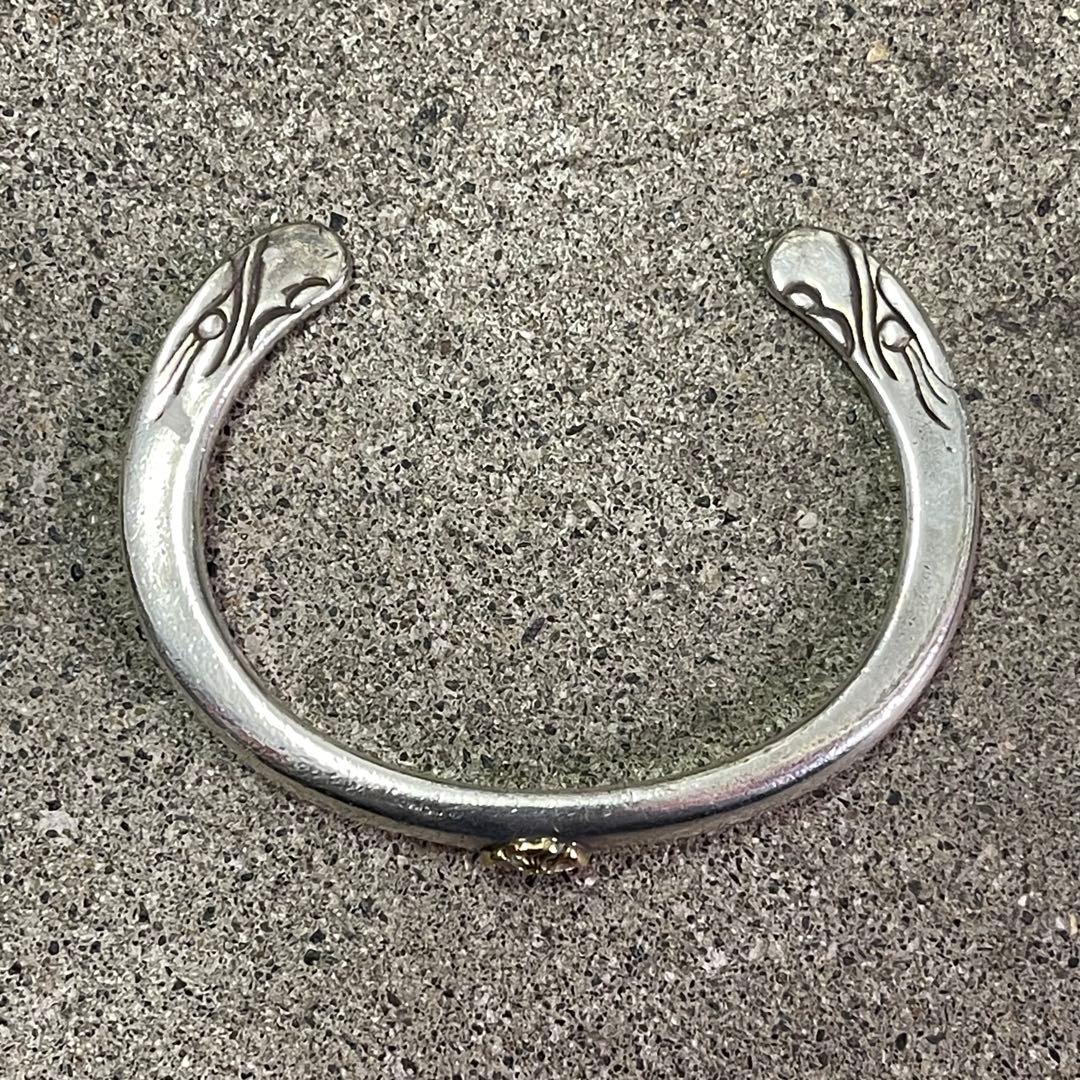 TADY & KING イーグルフェイス バングル K18 ローズメタル