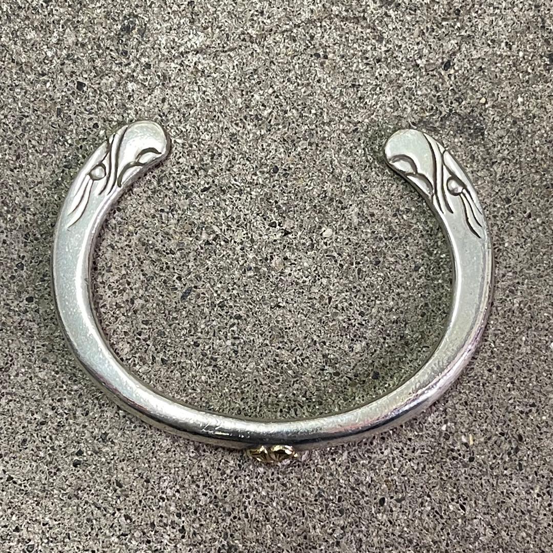 TADY & KING イーグルフェイス バングル K18 ローズメタル