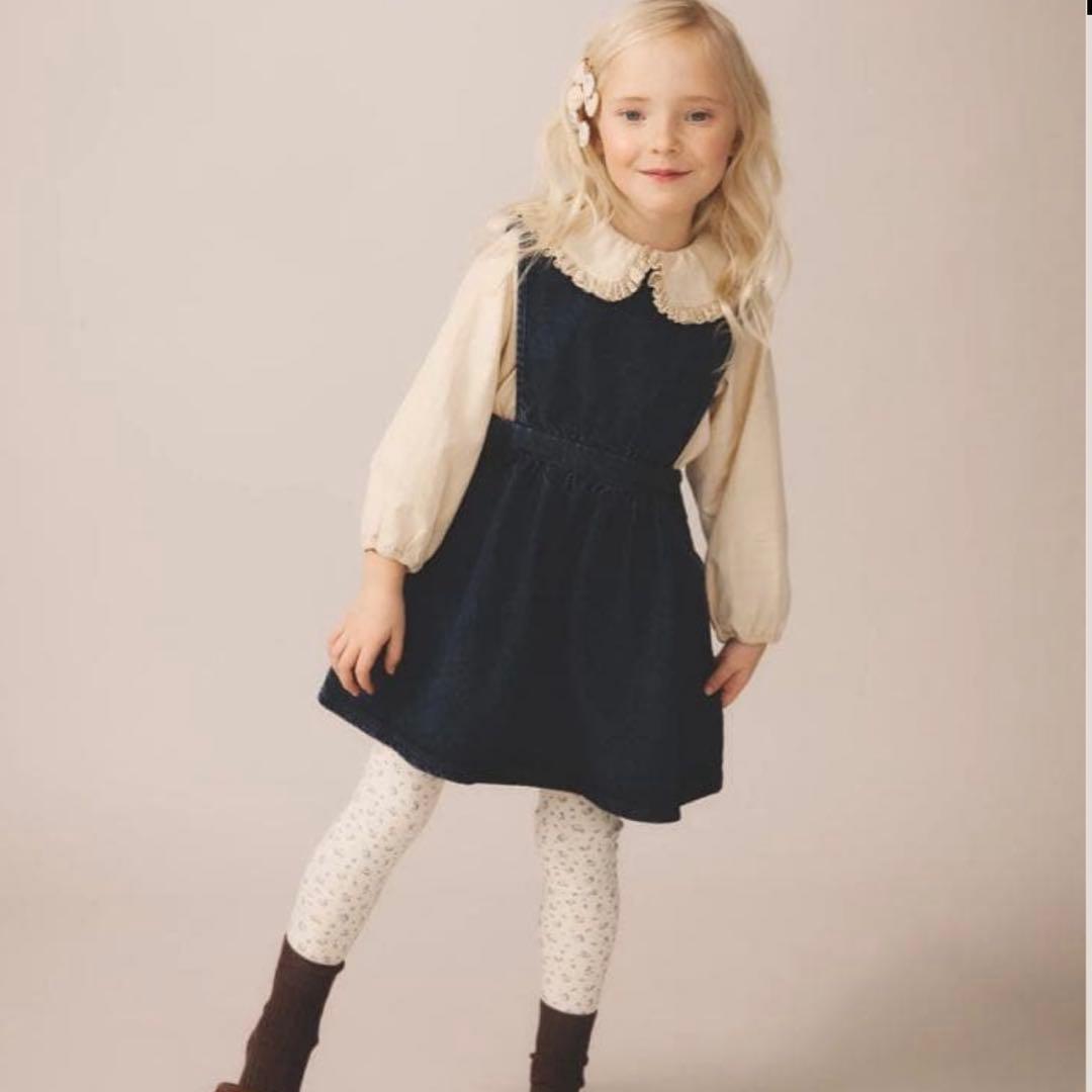 美品　soor ploom tippi 2y eco washジャンパースカート