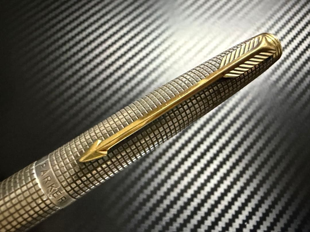 初期型 パーカー フラットトップ 75 シズレ XF 極細字 万年筆