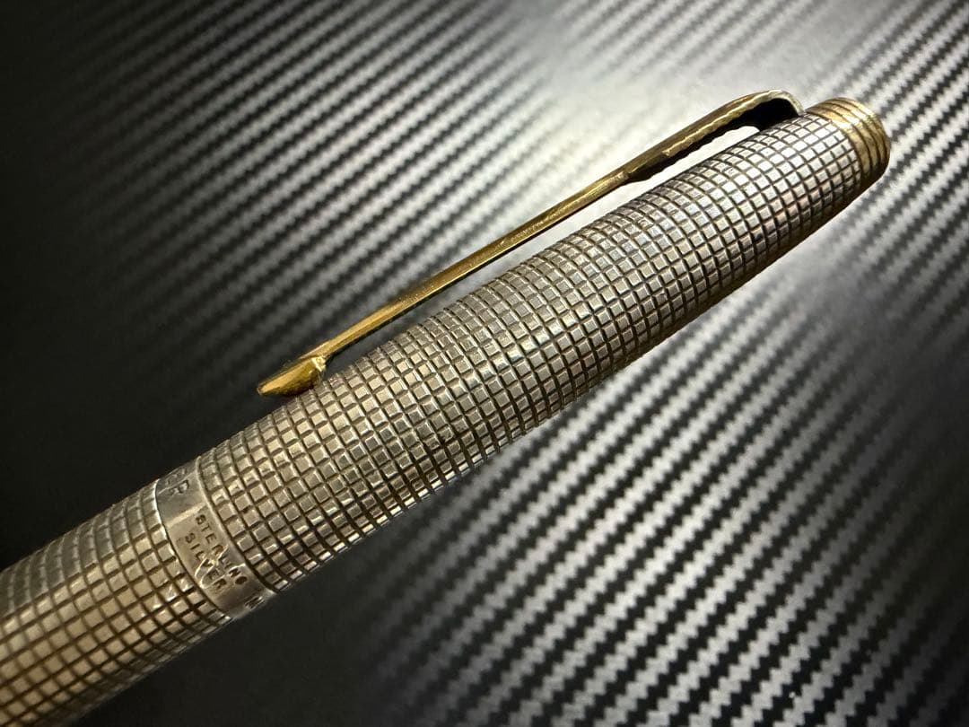 初期型 パーカー フラットトップ 75 シズレ XF 極細字 万年筆