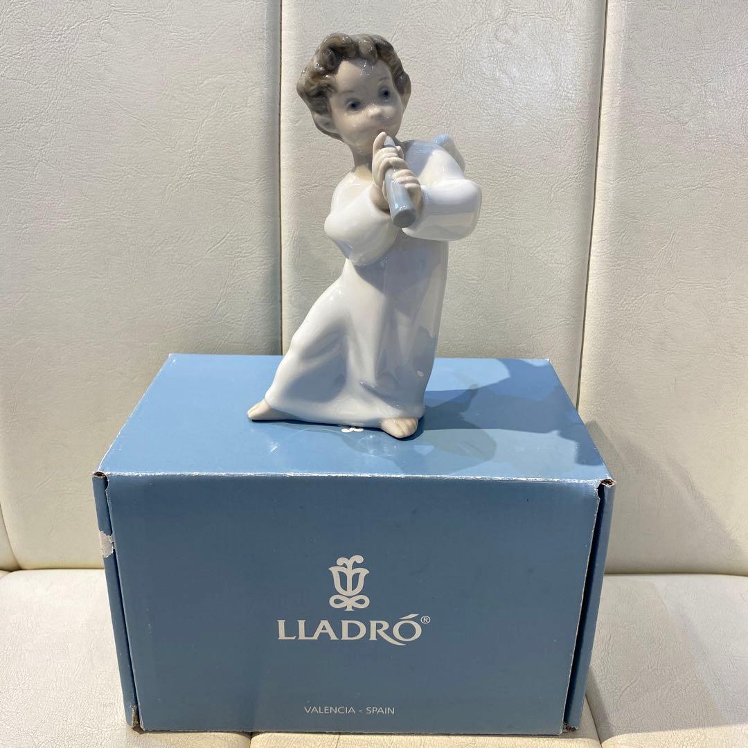 美品！ ☆リヤドロ☆ 天使とフルート 可愛い天使　箱あり
