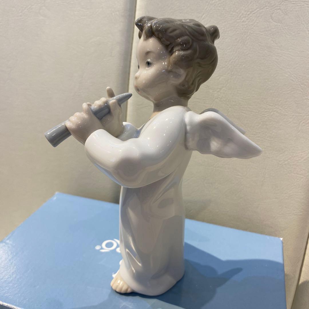 美品！ ☆リヤドロ☆ 天使とフルート 可愛い天使　箱あり