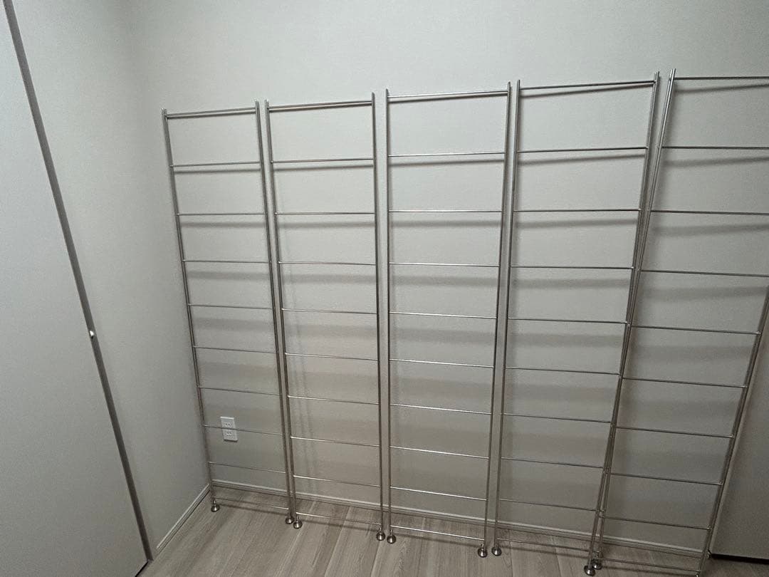 無印良品 スチールユニットシェルフ 帆立 大 5セット　175cm