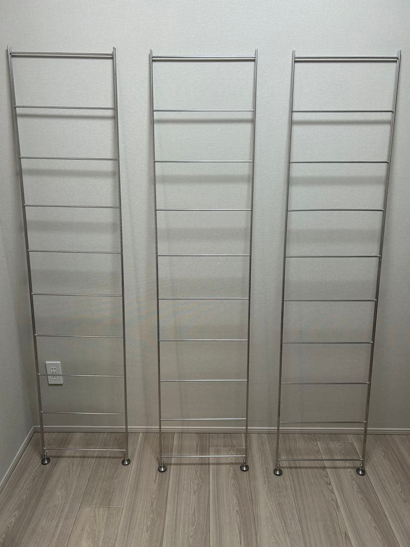 無印良品 スチールユニットシェルフ 帆立 大 5セット　175cm