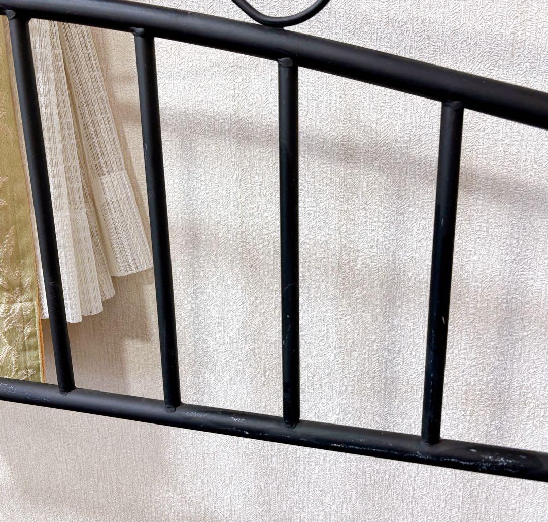 ニトリ　アンティーク調ダブルベッド✴︎アイアンフレーム　引き取り（土日祝）限定