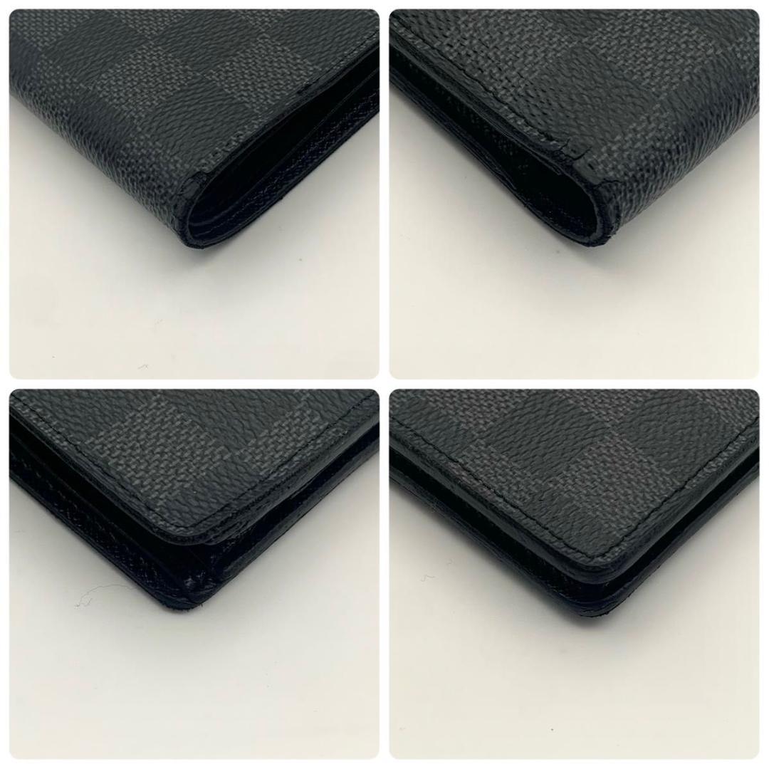 鑑定済み ルイヴィトン ポルトフォイユ ミュルティプル ダミエグラフィット 財布