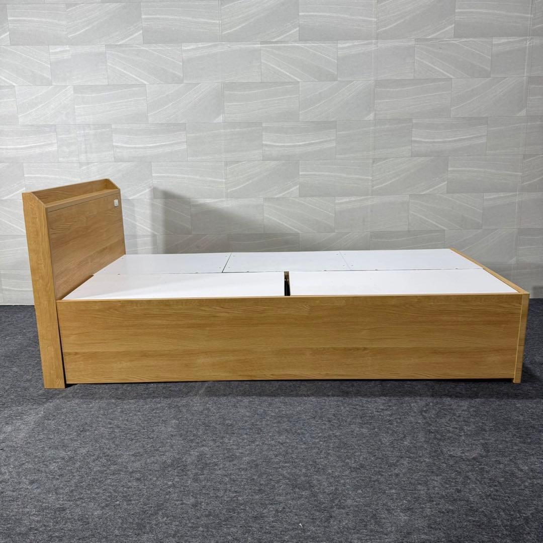 ニトリ シングル ベッドフレーム ジオチェスト 収納 格安 d3774