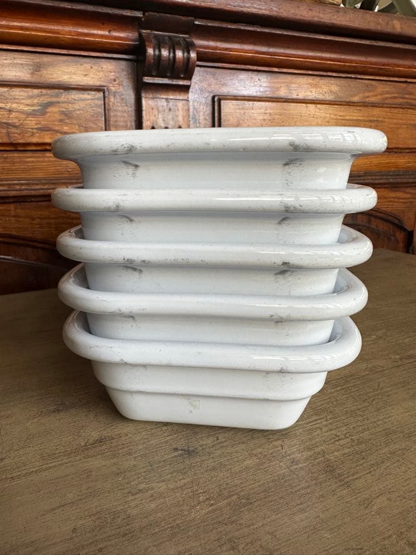 エミールアンリ　レクトン耐熱陶器フランス製 長方形皿5個セット