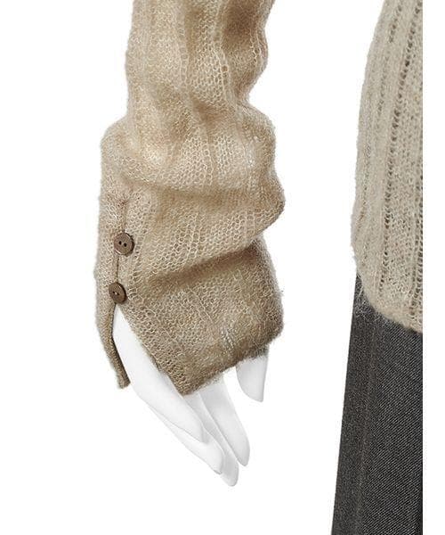 Mila Owen ポロ襟ワイドリブペアSETモヘアニット　新品未使用