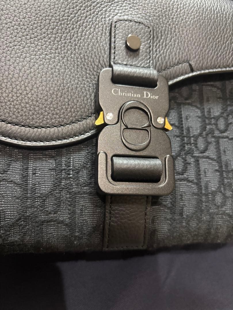 DIOR/Saddleフラップ付きメッセンジャーバッグミニディオールほぼ未使用