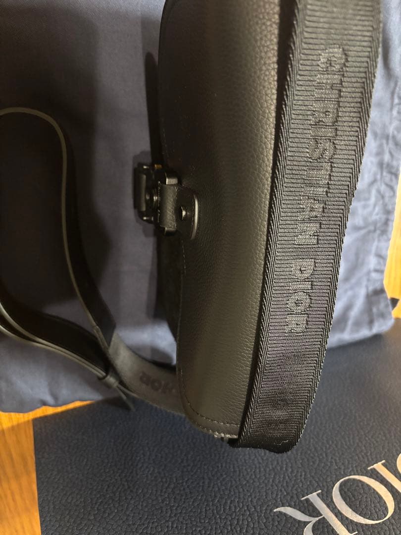 DIOR/Saddleフラップ付きメッセンジャーバッグミニディオールほぼ未使用