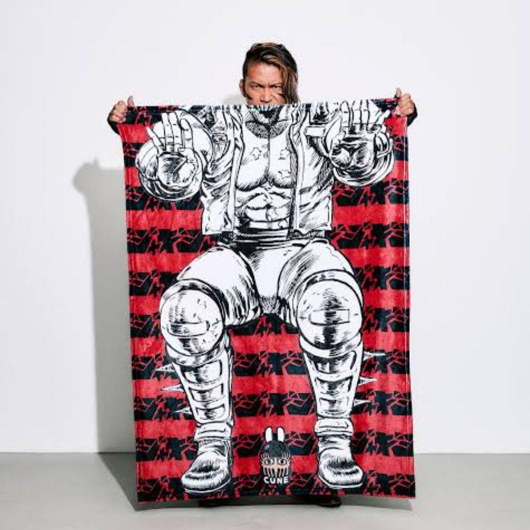 新品 CUNE 北斗の拳 コラボ ジャギ ブランケット