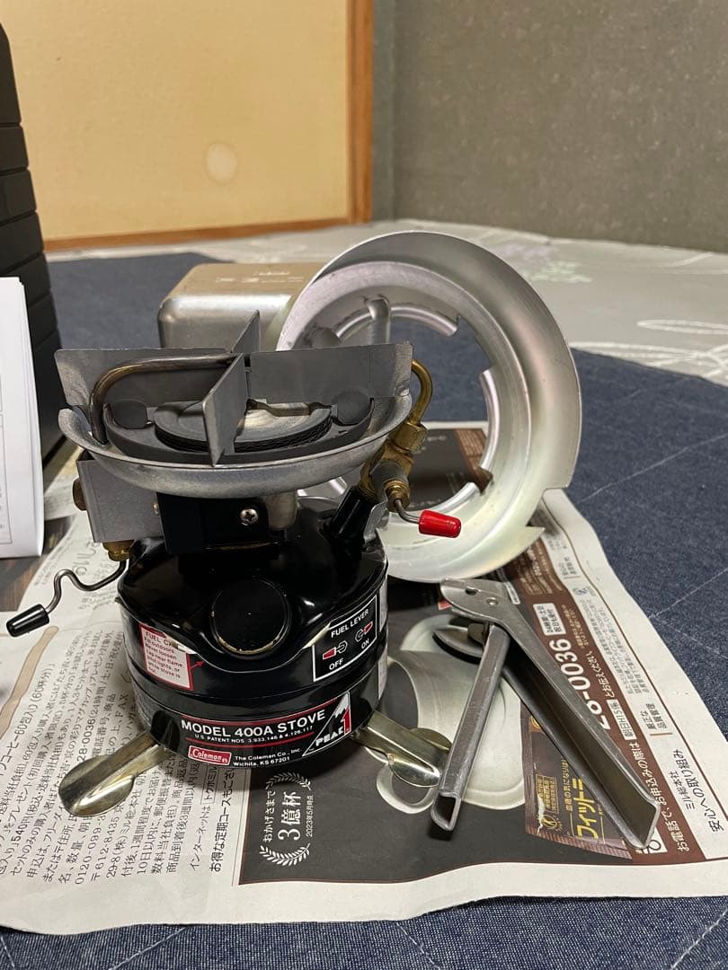 し*う様 Coleman！PEAK1 ストーブ（ケース付）+フェザーランタン（ケ