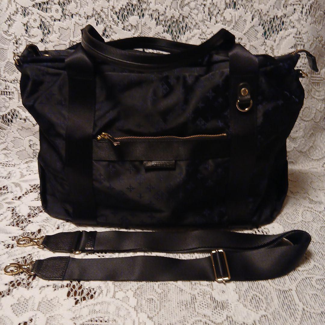 russet ラシット　ボストンバッグ　ネイビー　美品