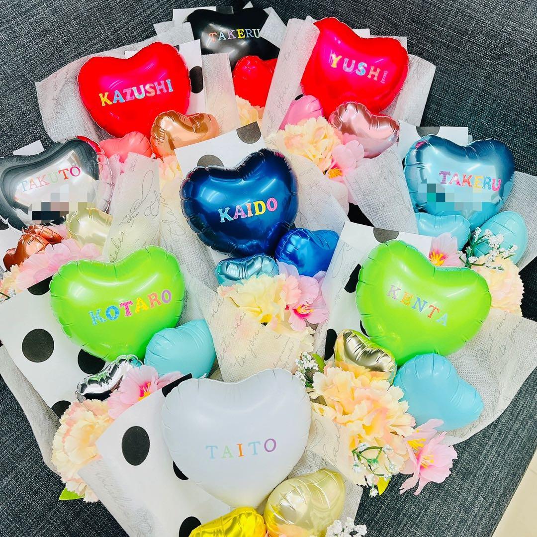 卒業式　バルーン　アレジメント　ブーケ　花束