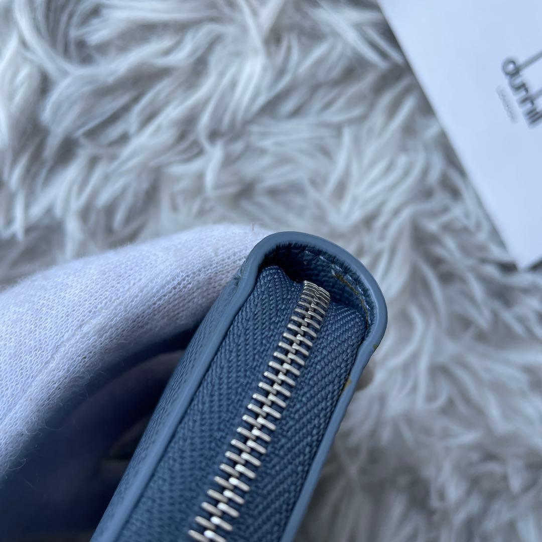 【極美品】ダンヒル ラウンドジップ 財布 二つ折り