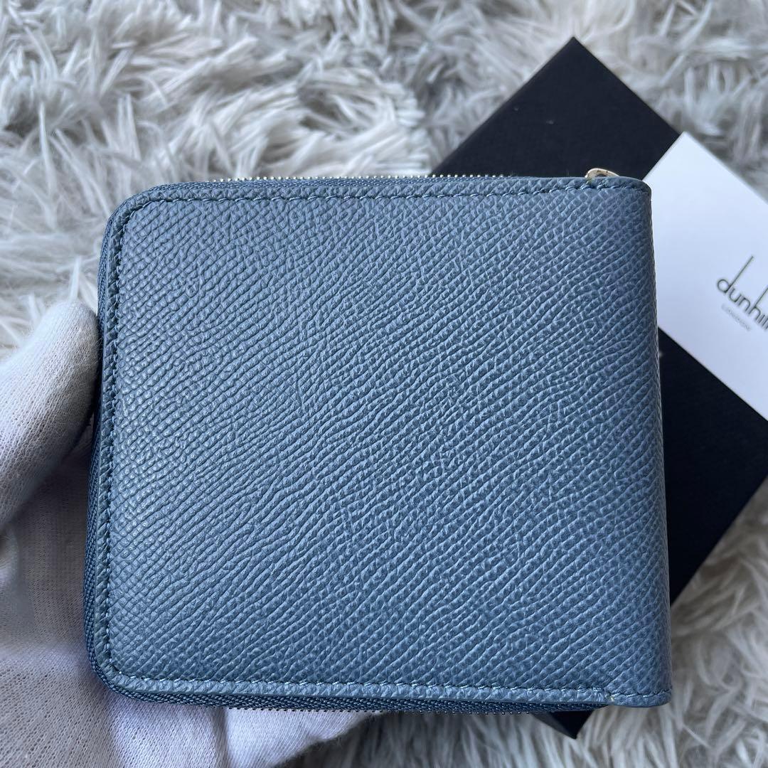 【極美品】ダンヒル ラウンドジップ 財布 二つ折り