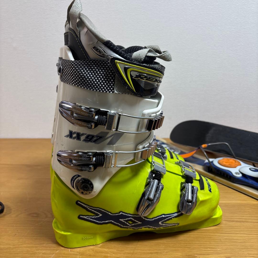 メンズ　ショートスキー　ファンスキーセット　Salomon 26cm ブーツ付
