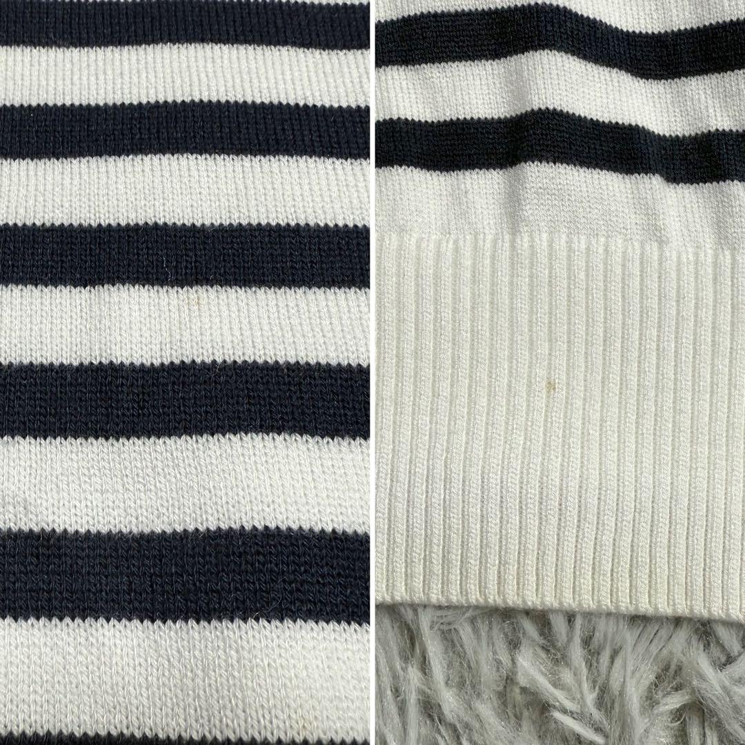 2021年 フォクシー 希少サイズ42 セバーグセーター ボーダーニット 洗える