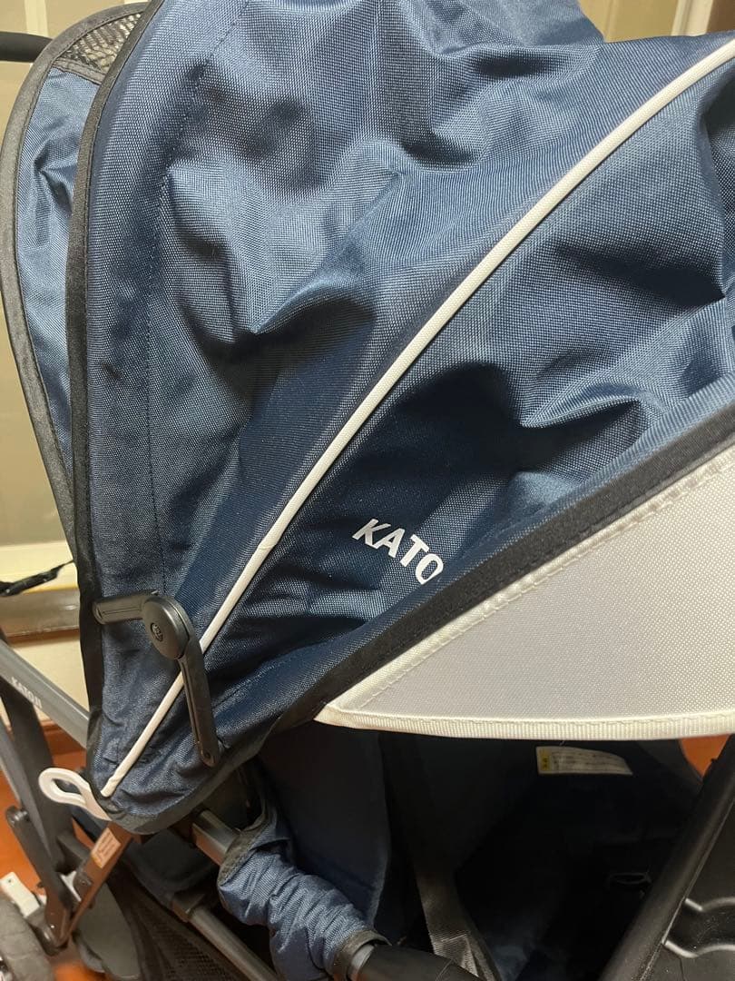 カトージ ベビーカー 二人でゴー ネイビー　二人乗りベビーカー