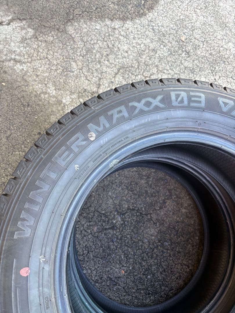 205/60R16 ダンロップウインターマックス03 2022年製中古2本送料込