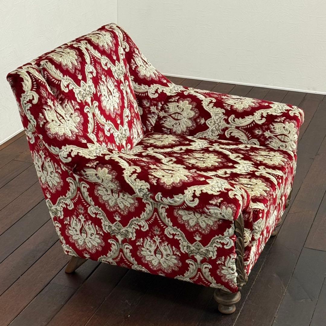 H19K86b 神戸洋家具 永田良介商店 1人掛けソファ