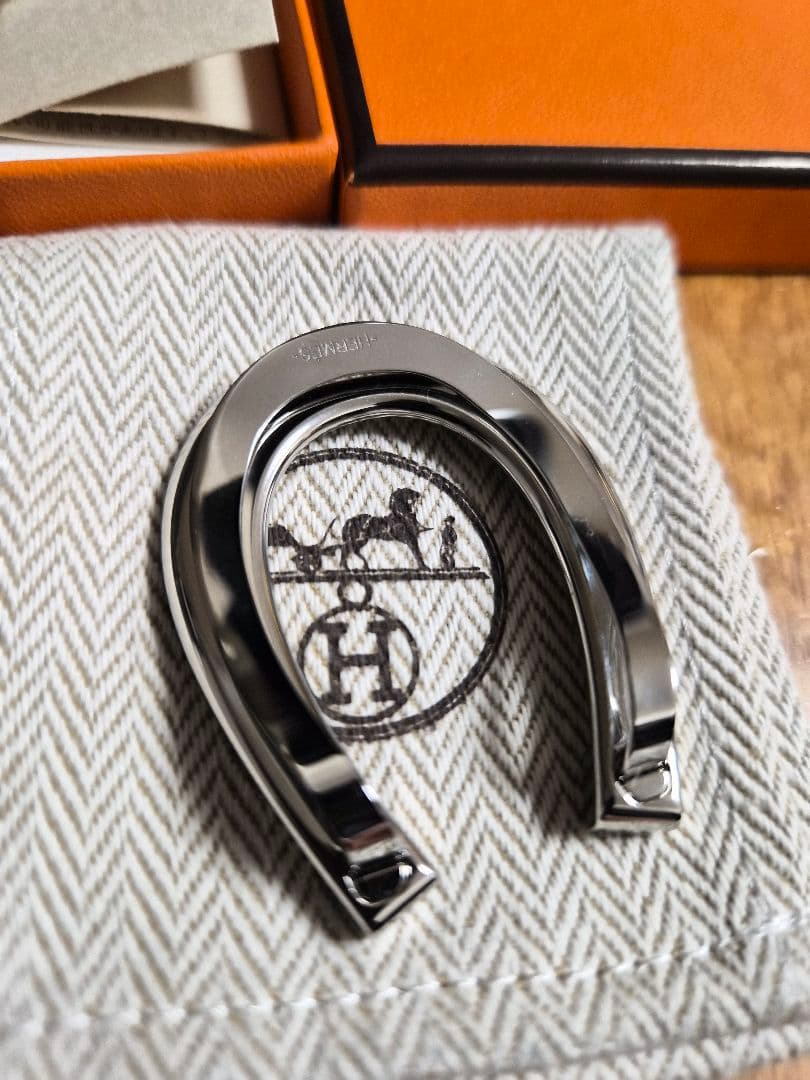 HERMES ホースシュー型 マネークリップ