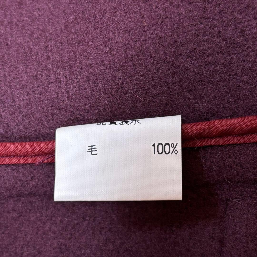 希少品✨オールドイングランド✨ ウールヘリンボーンダッフルコート✨赤茶色✨トグル