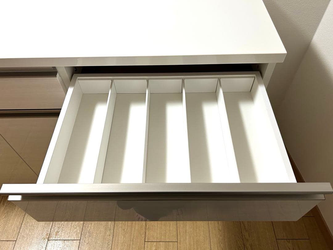 幅180【美品ニトリ】リガーレ組み合わせキッチンボード/チェスト/食器棚