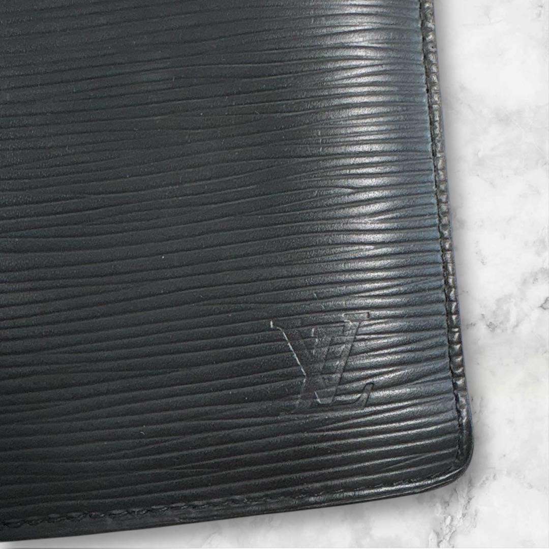 極美品✨ ルイヴィトン エピ ポルトフォイユ ブラザ 長財布 折り財布 ブラック
