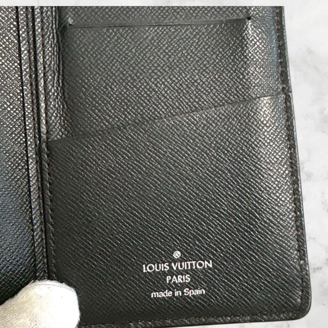 極美品✨ ルイヴィトン エピ ポルトフォイユ ブラザ 長財布 折り財布 ブラック