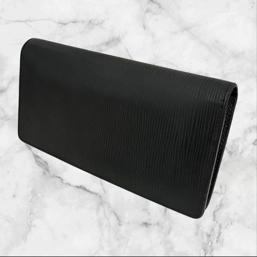 極美品✨ ルイヴィトン エピ ポルトフォイユ ブラザ 長財布 折り財布 ブラック